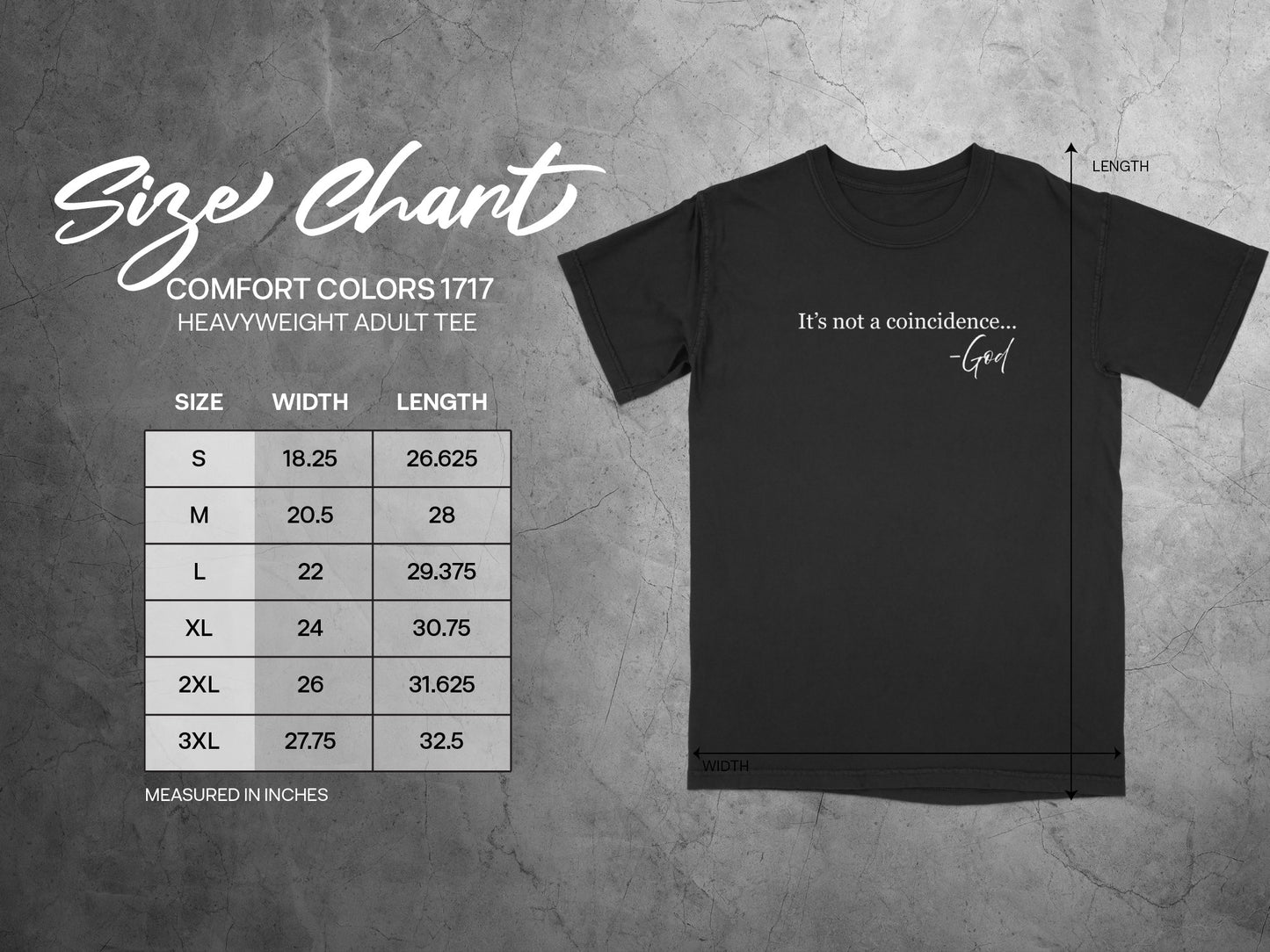 It's Not A Coincidence God Adult Tee product type
