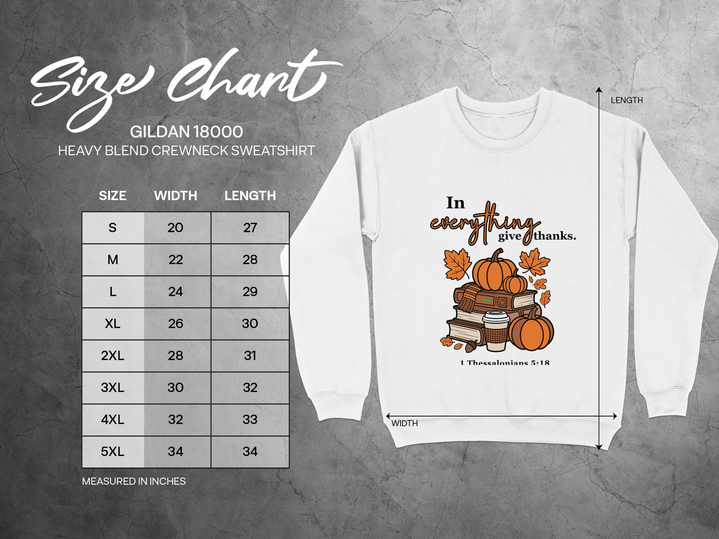 In Everything Give Thanks Fall Sweatshirt