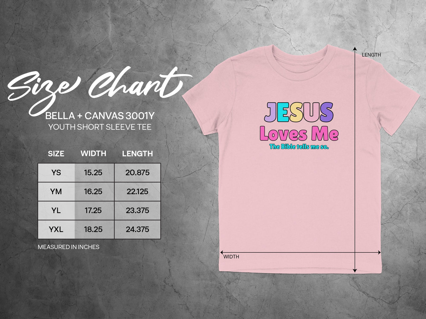 Jesus Loves Me The Bible Tells Me Short Sleeve Tee