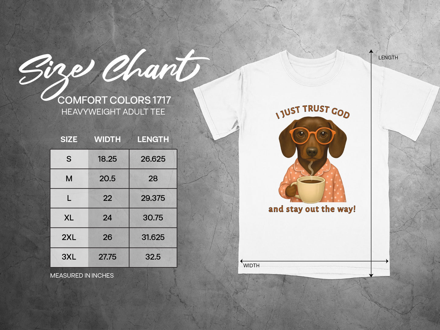 I Just Trust God and Stay Out the Way Adult Tee