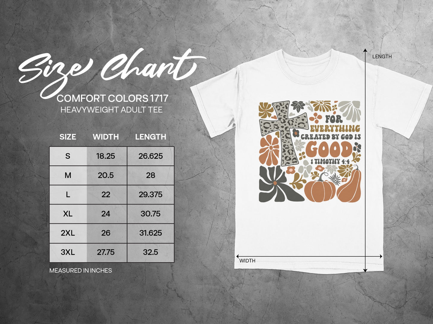 For Everything Created By God Is Good T-Shirt