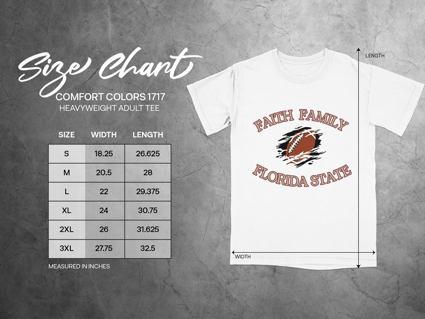 Faith Family Florida State Adult Tee