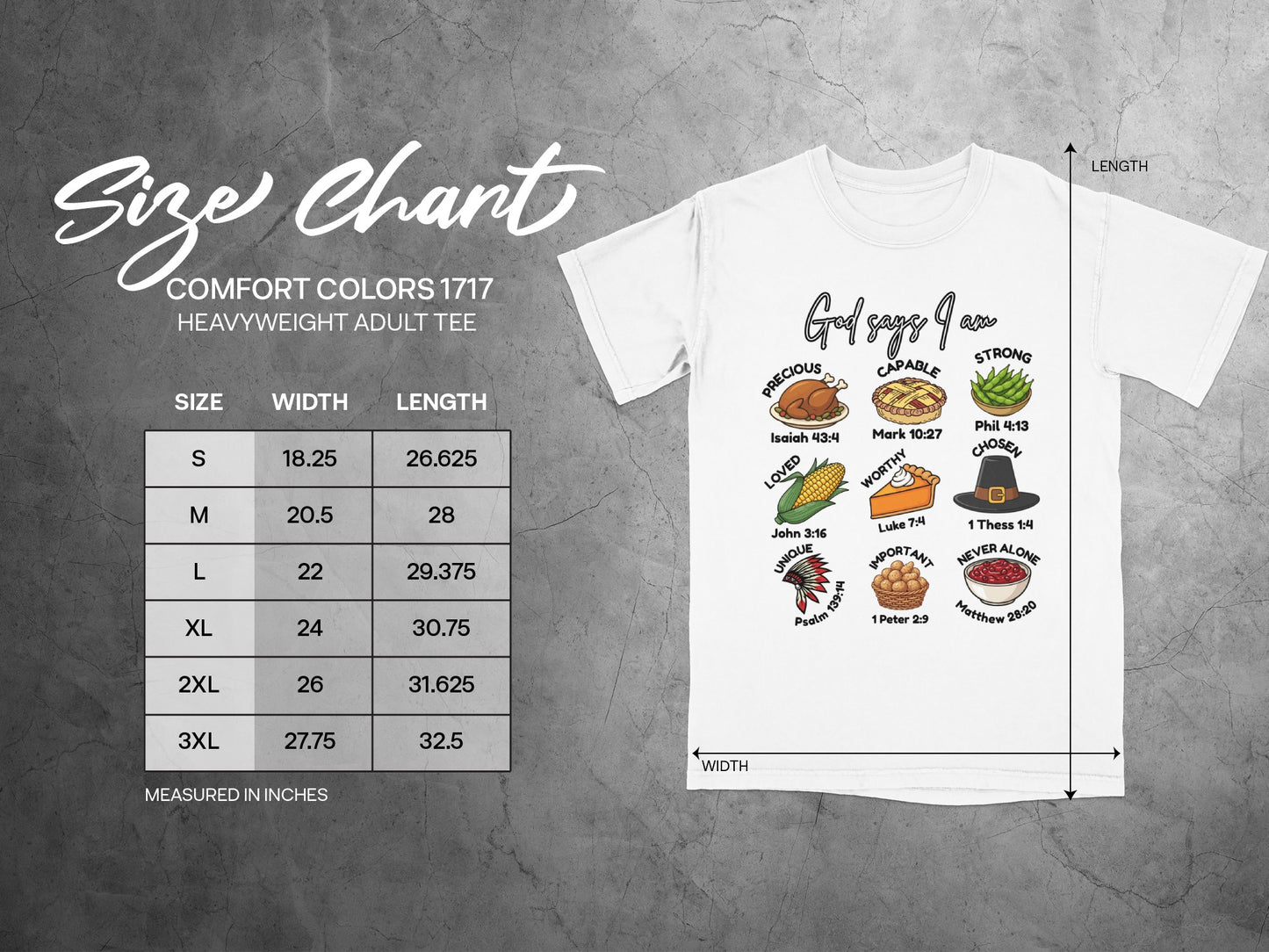 God's Grace Various Illustrated White Tee