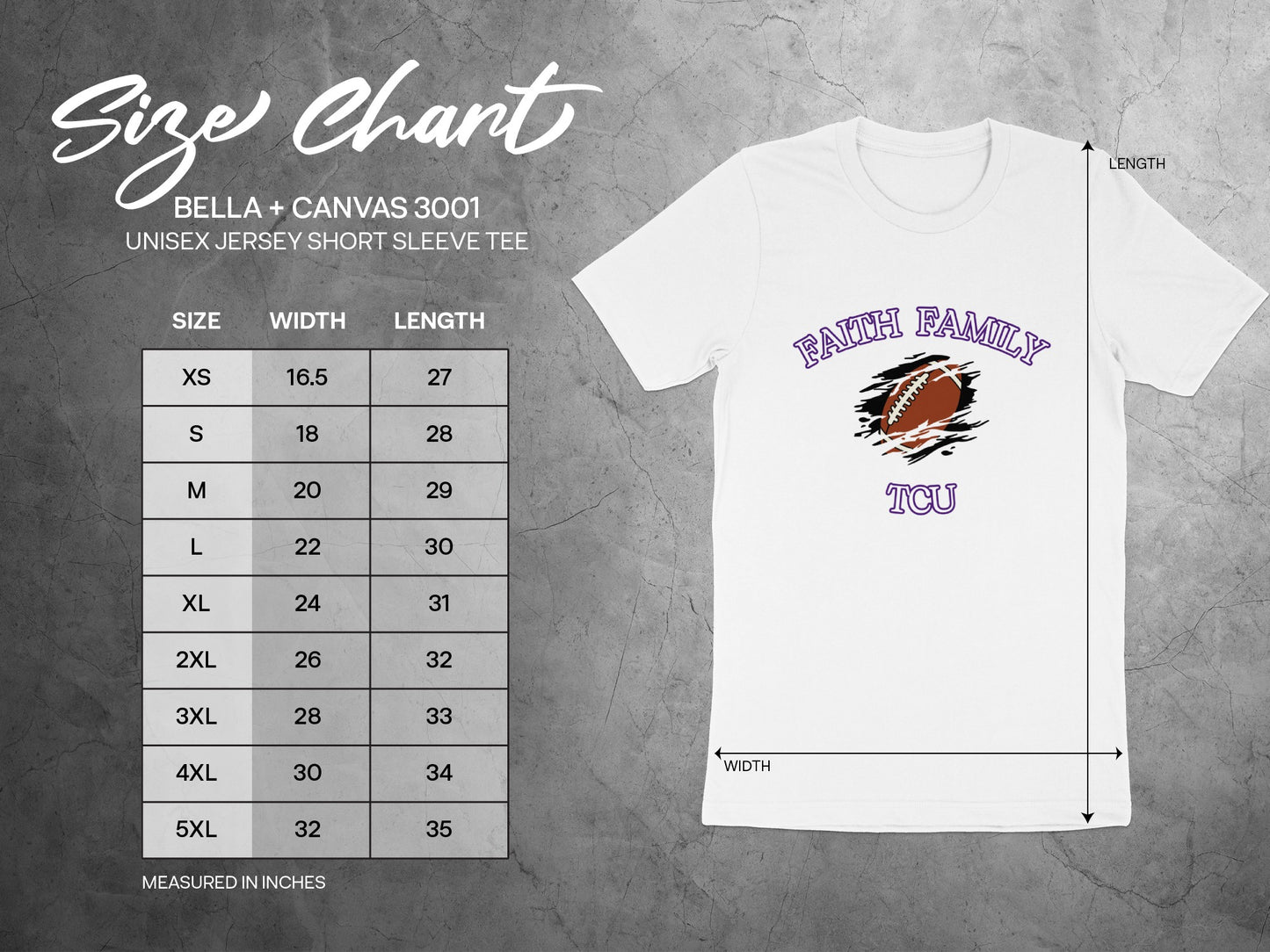 Faith Family TCU Unisex Jersey Short Sleeve Tee