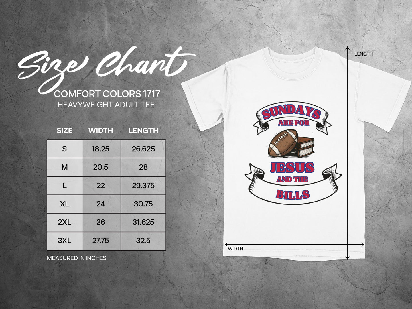 Sundays Are For Jesus And The Bills product type