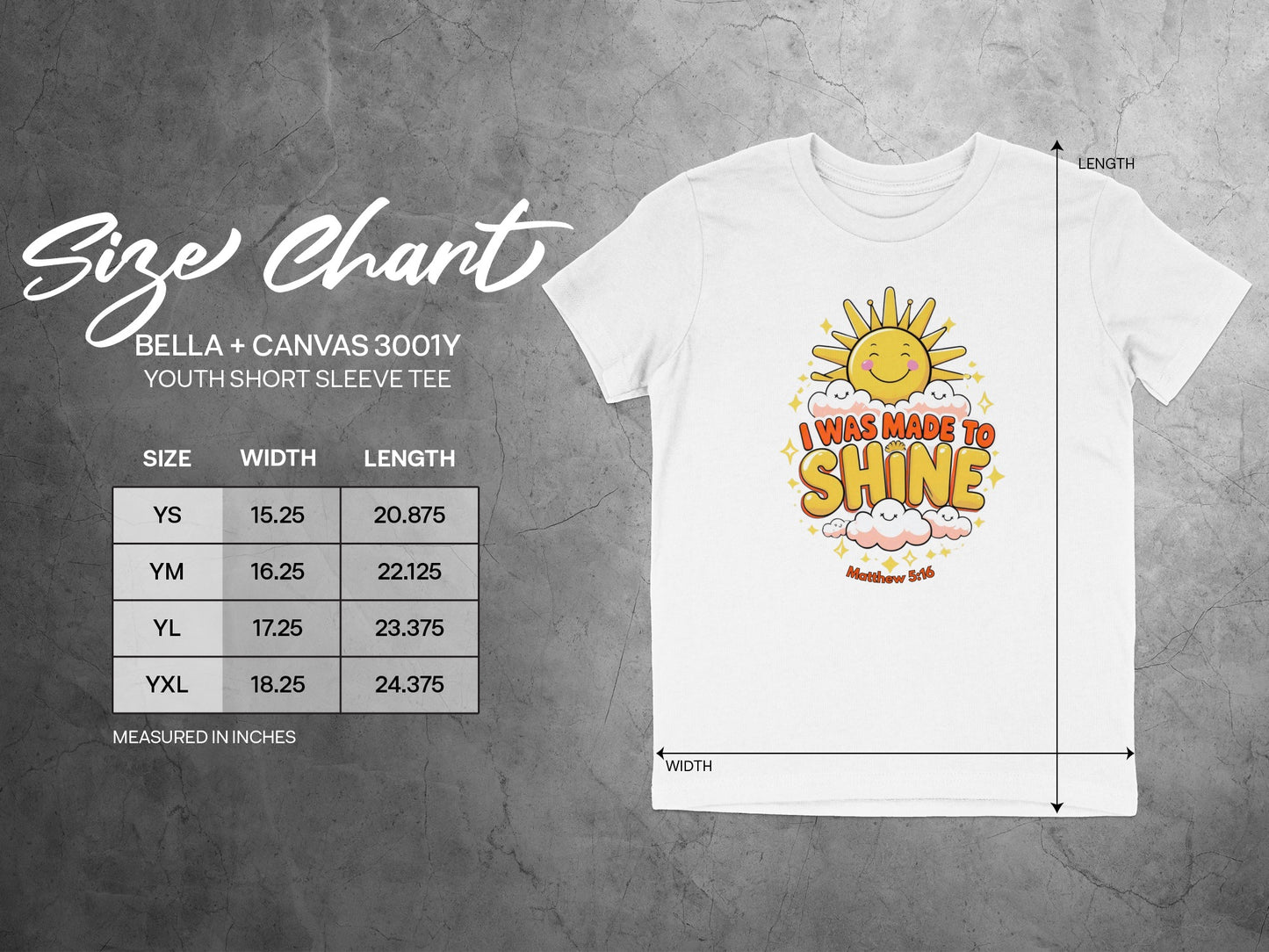 I Was Made to Shine Short Sleeve Tee