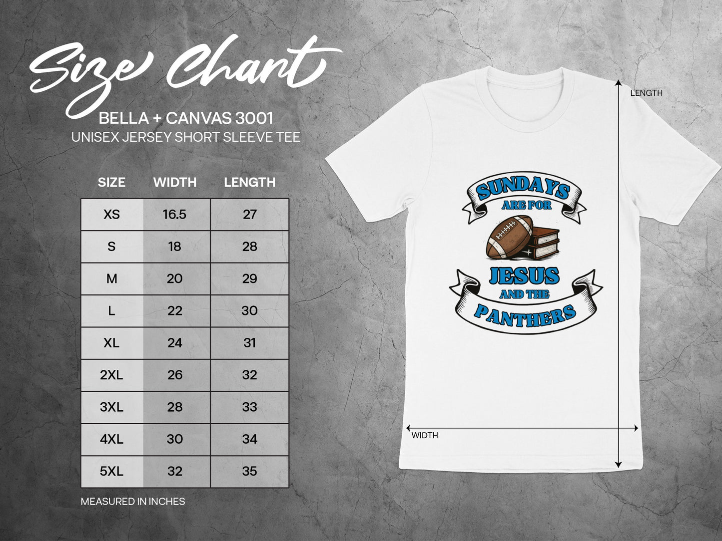 Sundays Are For Jesus And The Panthers Tee product