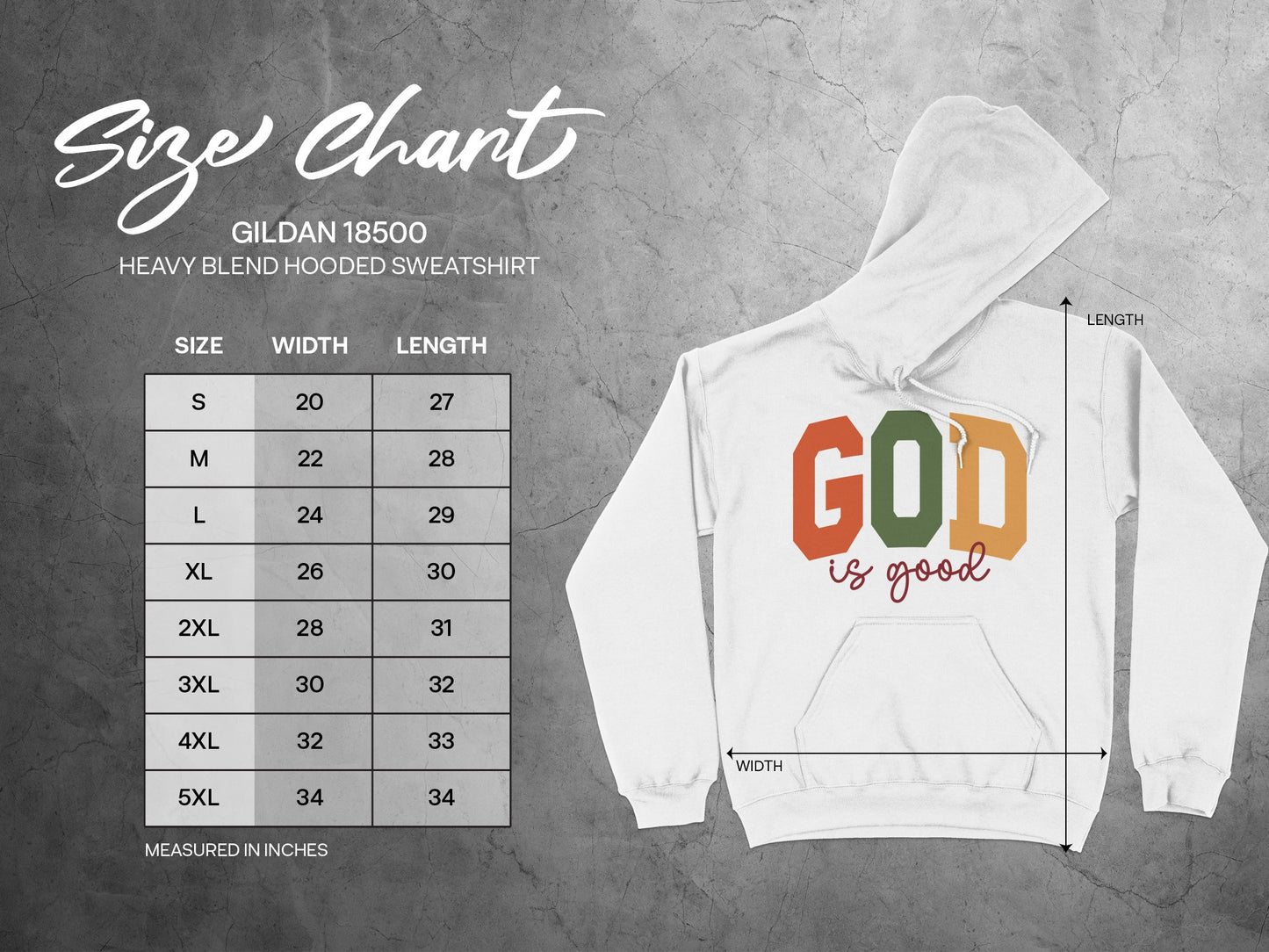 GOD Is Good Heavy Blend Hooded Sweatshirt product