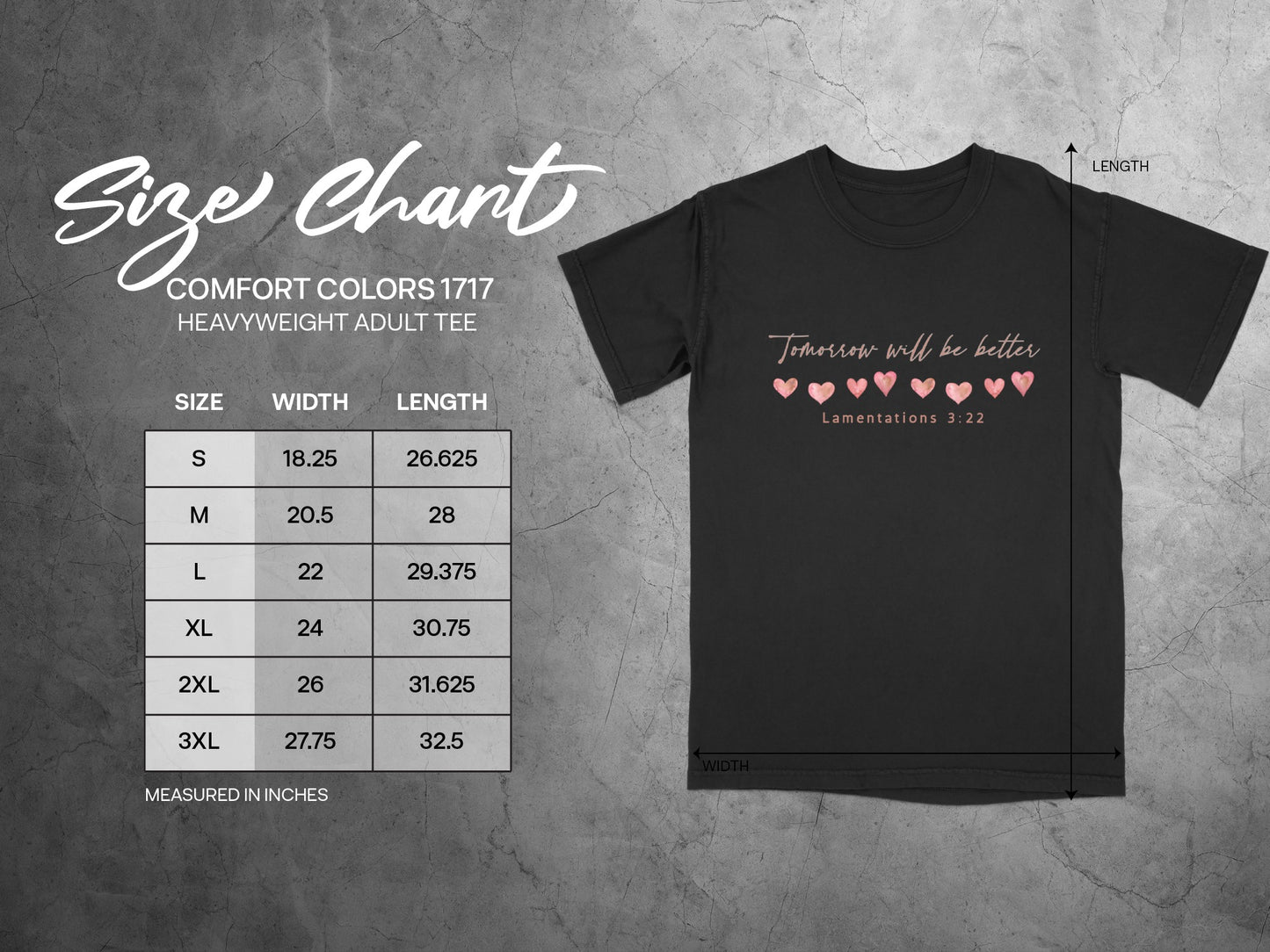 Tomorrow Will Be Better Lamentations 3:22 Adult Tee product