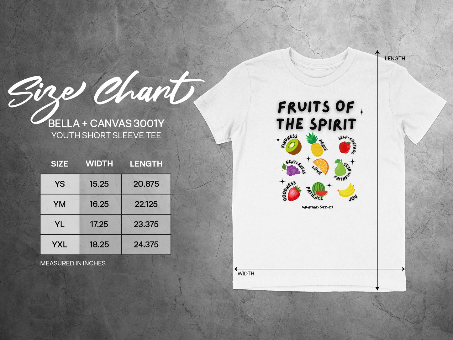 Fruits of the Spirit Youth Short Sleeve Tee