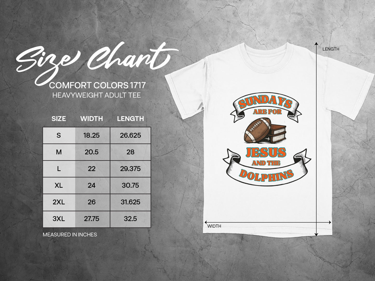 Sundays Are For Jesus And The Dolphins adult tee product