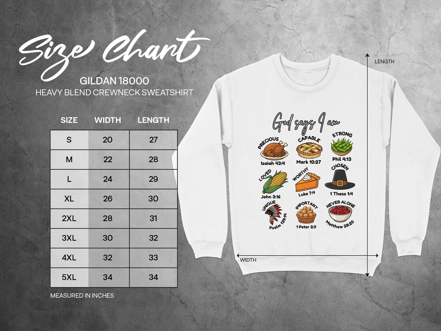 Funny God Says I Am Sweatshirt with Cute Illustrations