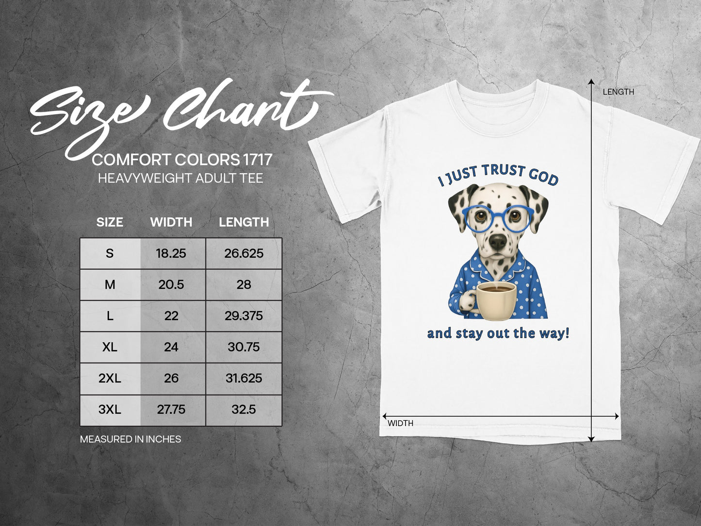 I Just Trust God and Stay Out the Way Tee