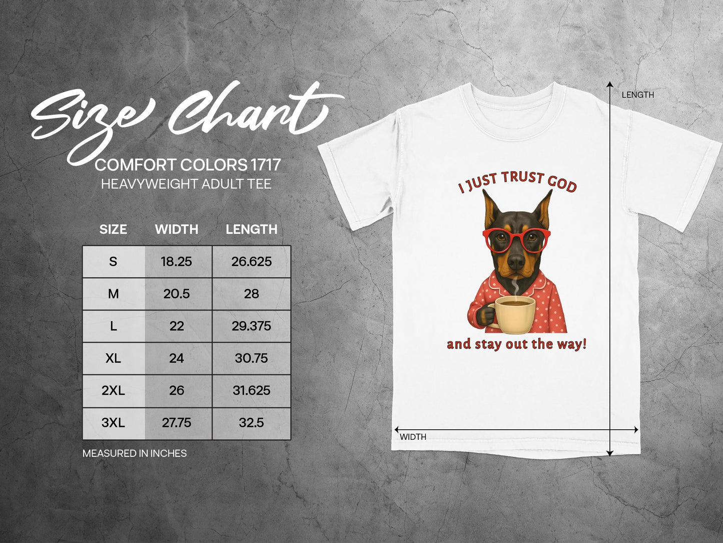 I Just Trust God Stay Out The Way Dog Tee product