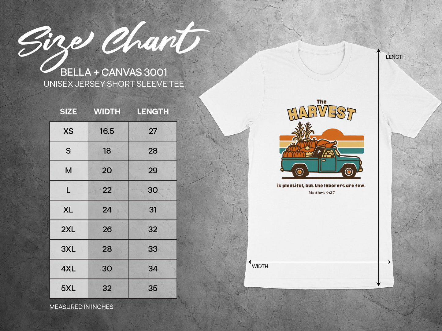 The Harvest Graphic Tee Unisex Jersey Short Sleeve