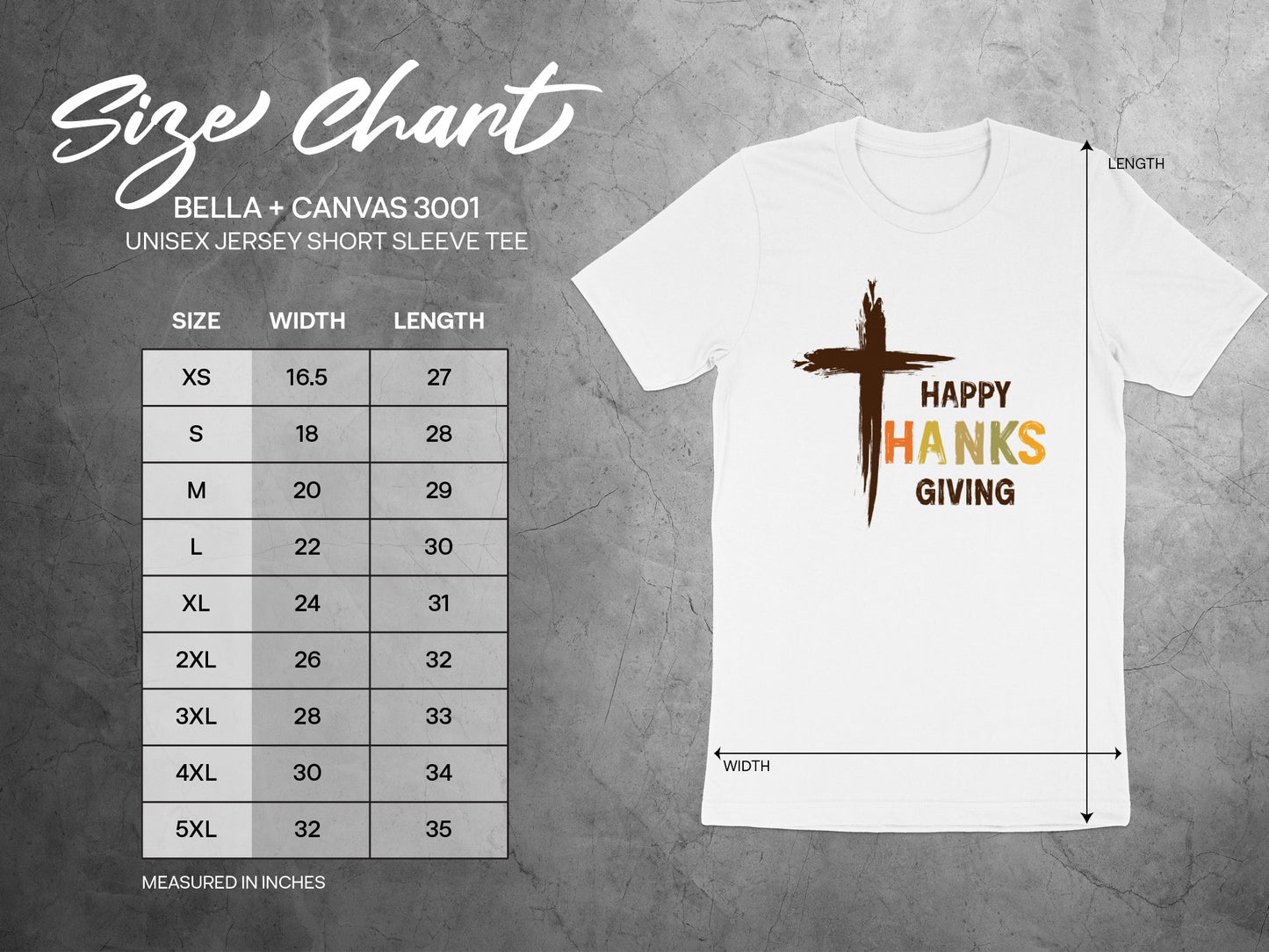 Unisex Jersey Short Sleeve Happy Thanksgiving Tee