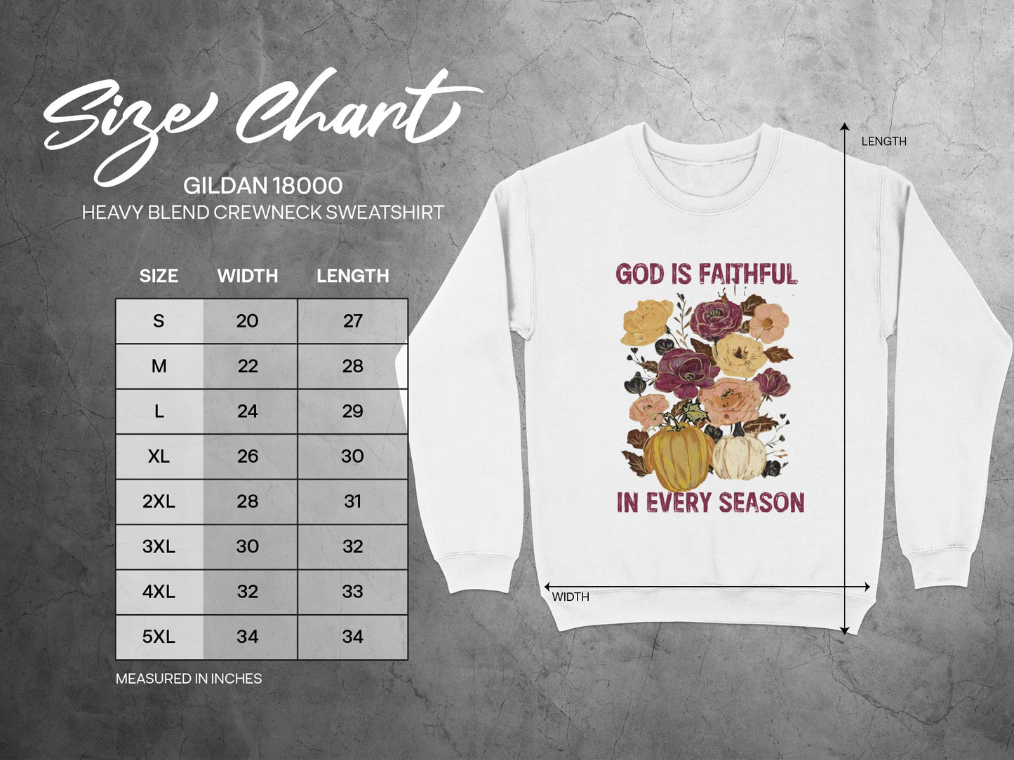 God Is Faithful In Every Season Sweatshirt