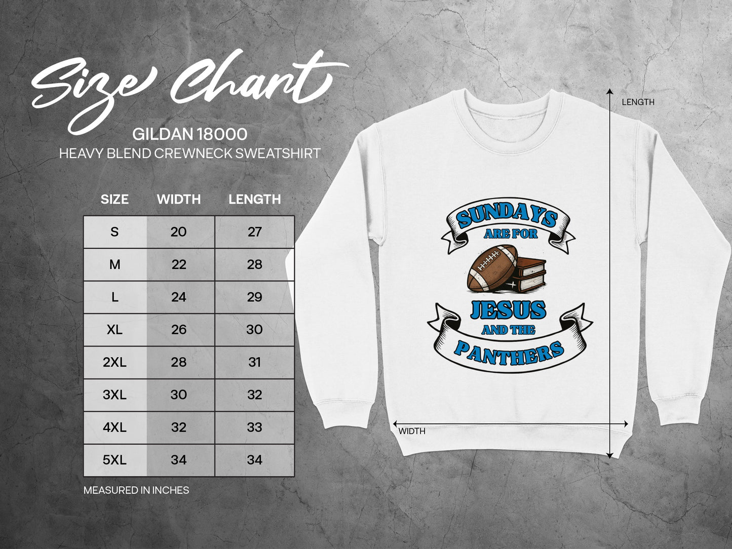 Sundays Are For Jesus And The Panthers Sweatshirt product