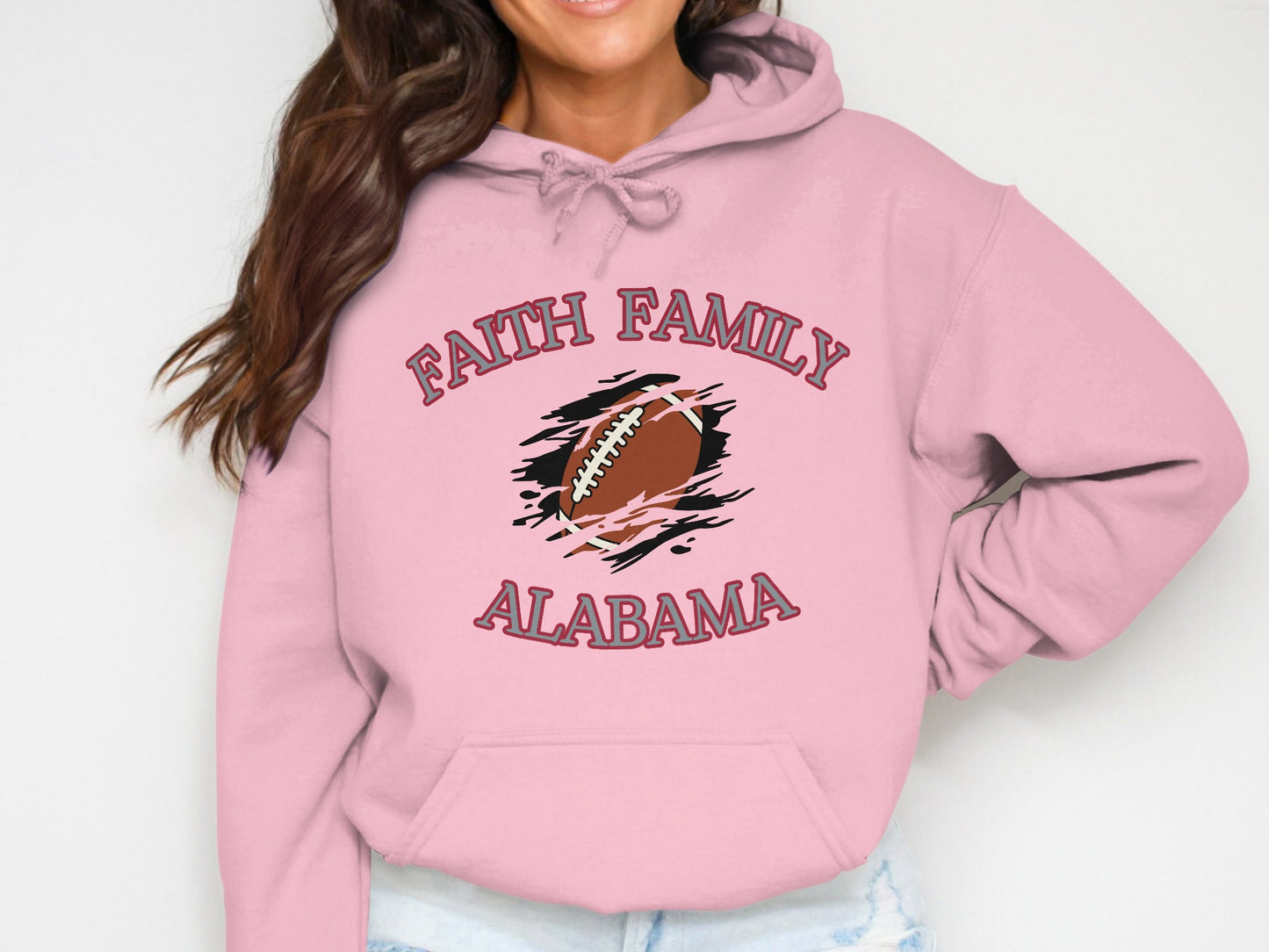 Faith Family Alabama Football Graphic Hoodie product type
