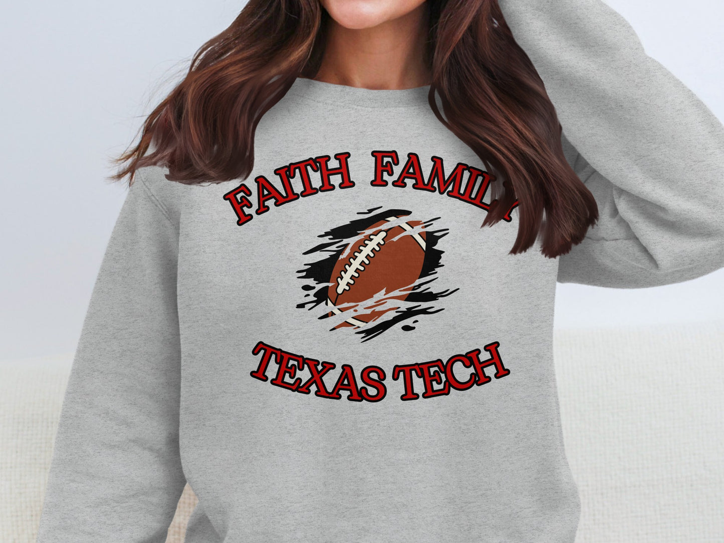 Faith Family Texas Tech Design Long Sleeve product