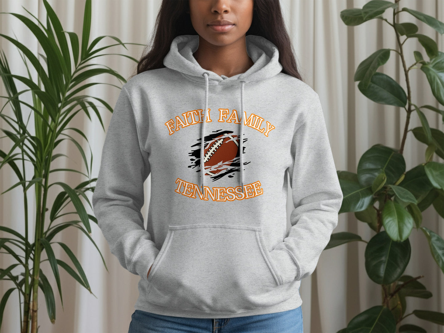Faith Family Tennessee Football Hoodie product