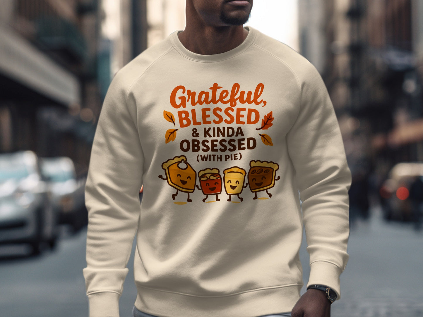 Grateful Blessed and Kinda Obsessed With Pie sweatshirt
