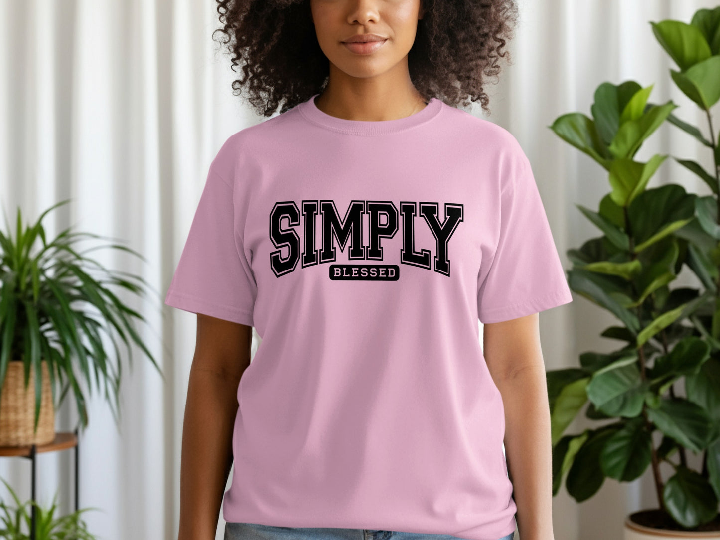 Simply Blessed Statement T-Shirt
