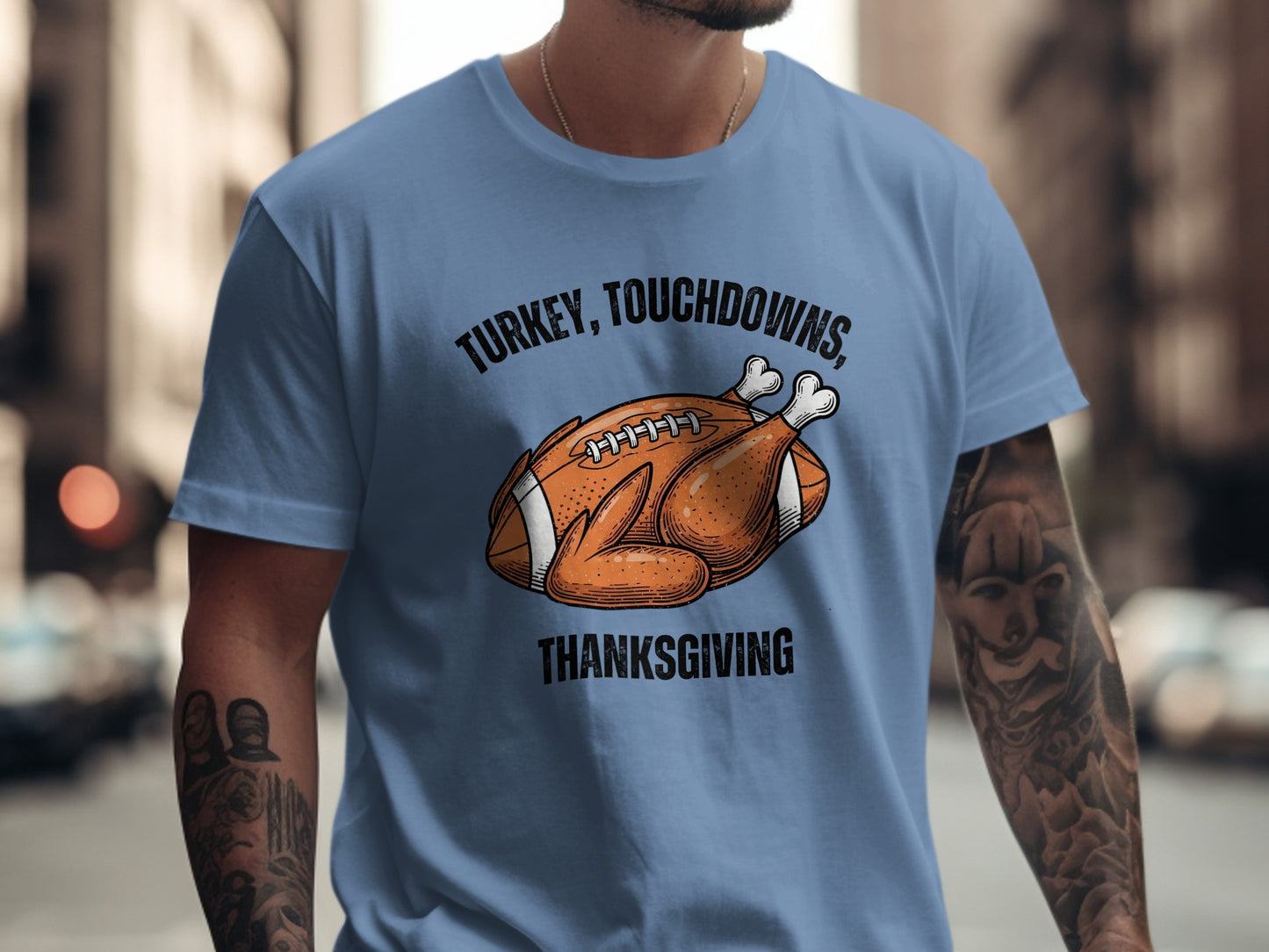 Turkey Touchdowns Thanksgiving T-shirt product