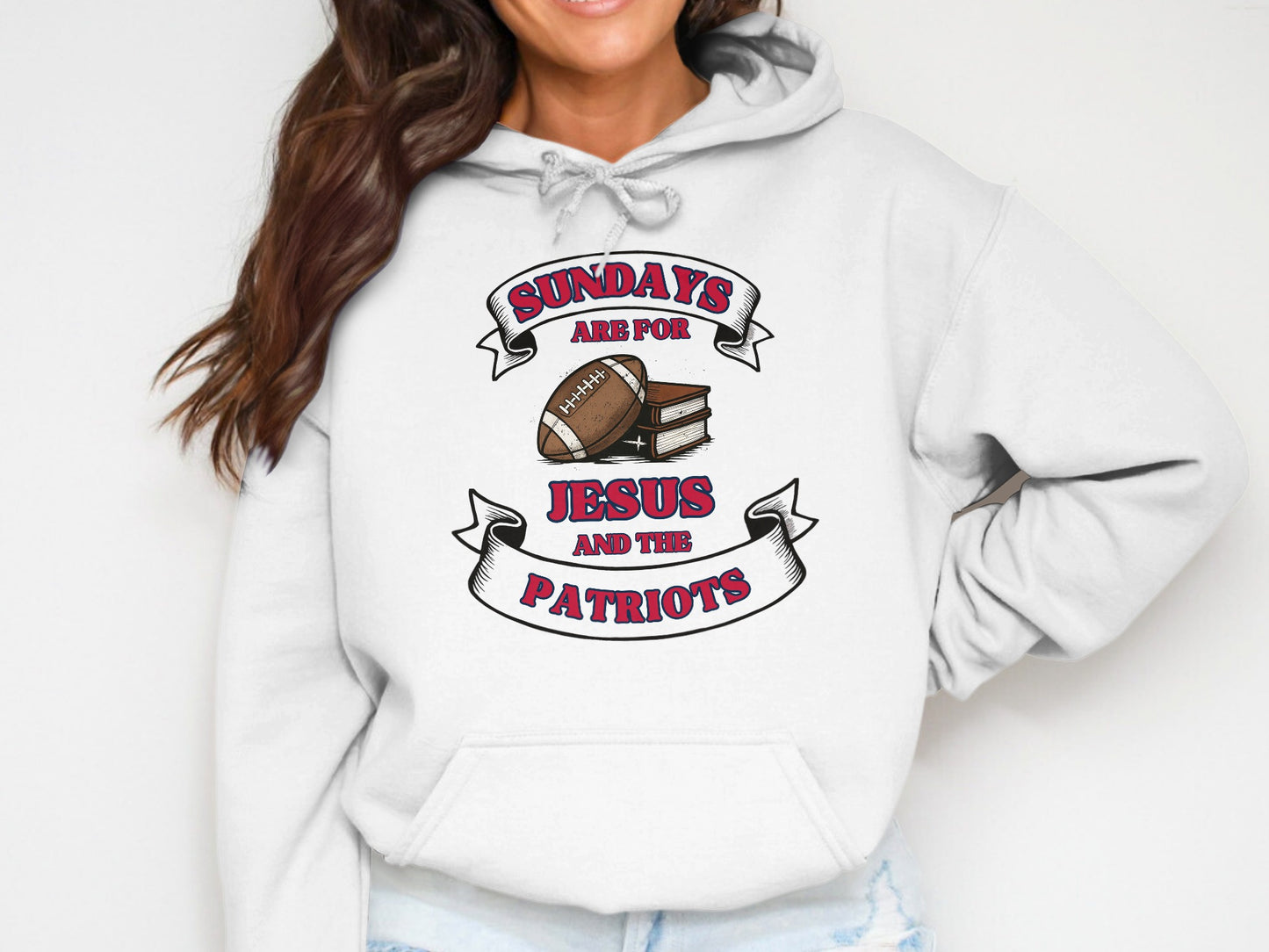 Sundays Are For Jesus And The Patriots hoodie product type