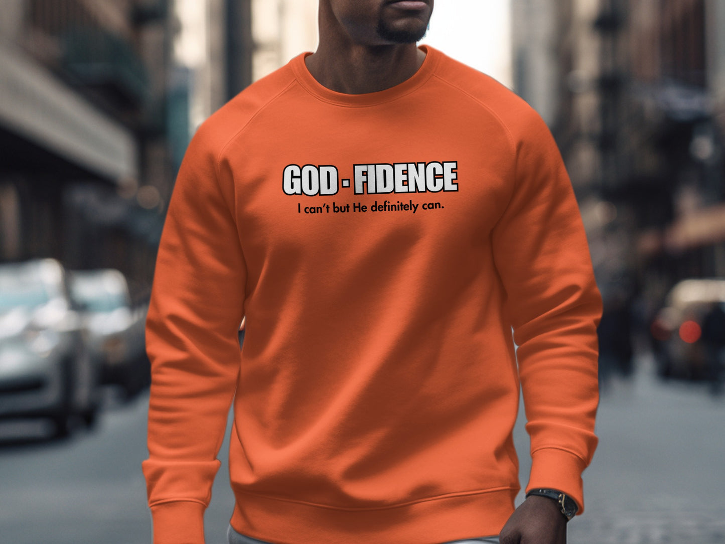 Godfidence Inspirational Motivational Saying Sweatshirt product