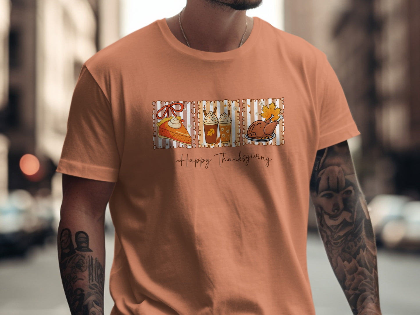 Happy Thanksgiving Festive T-shirt for Celebrations