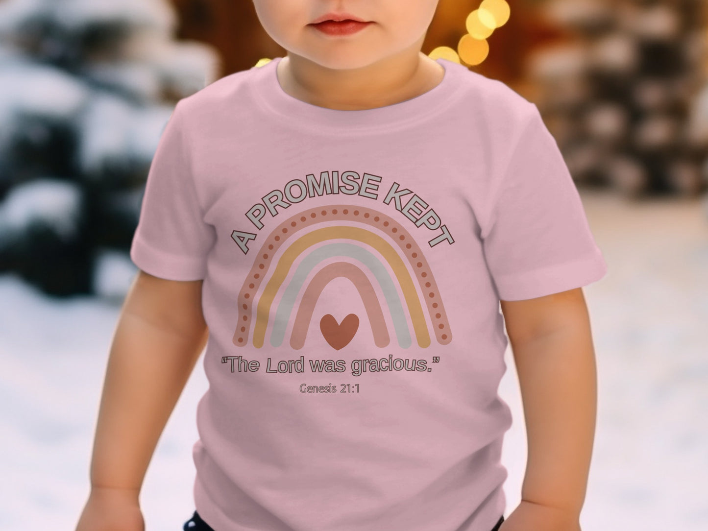 A Promise Kept Lord Was Gracious Pink T-shirt