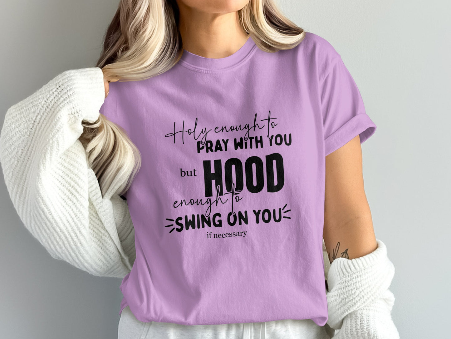 Funny Quote Graphic Tee Hood Swing On You Product