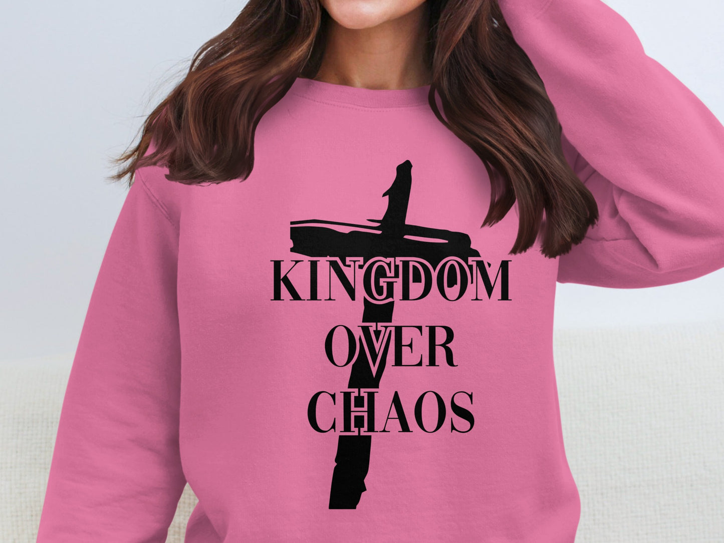 Kingdom Over Chaos Statement Sweatshirt