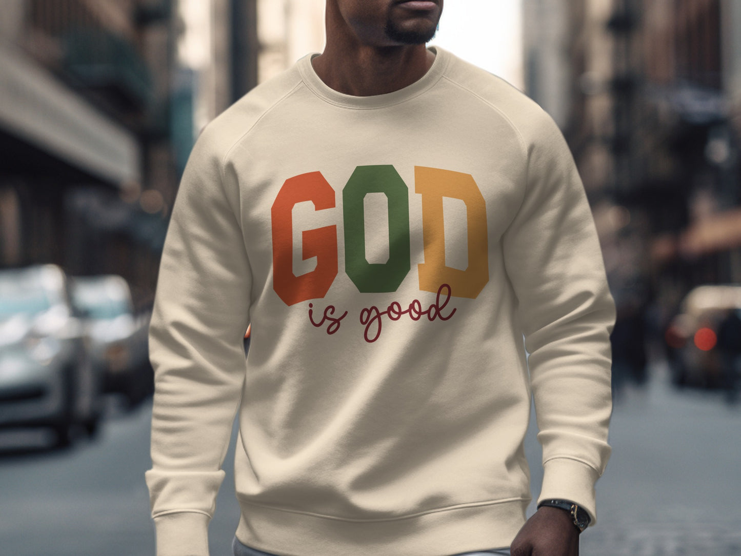 GOD is good statement sweatshirt