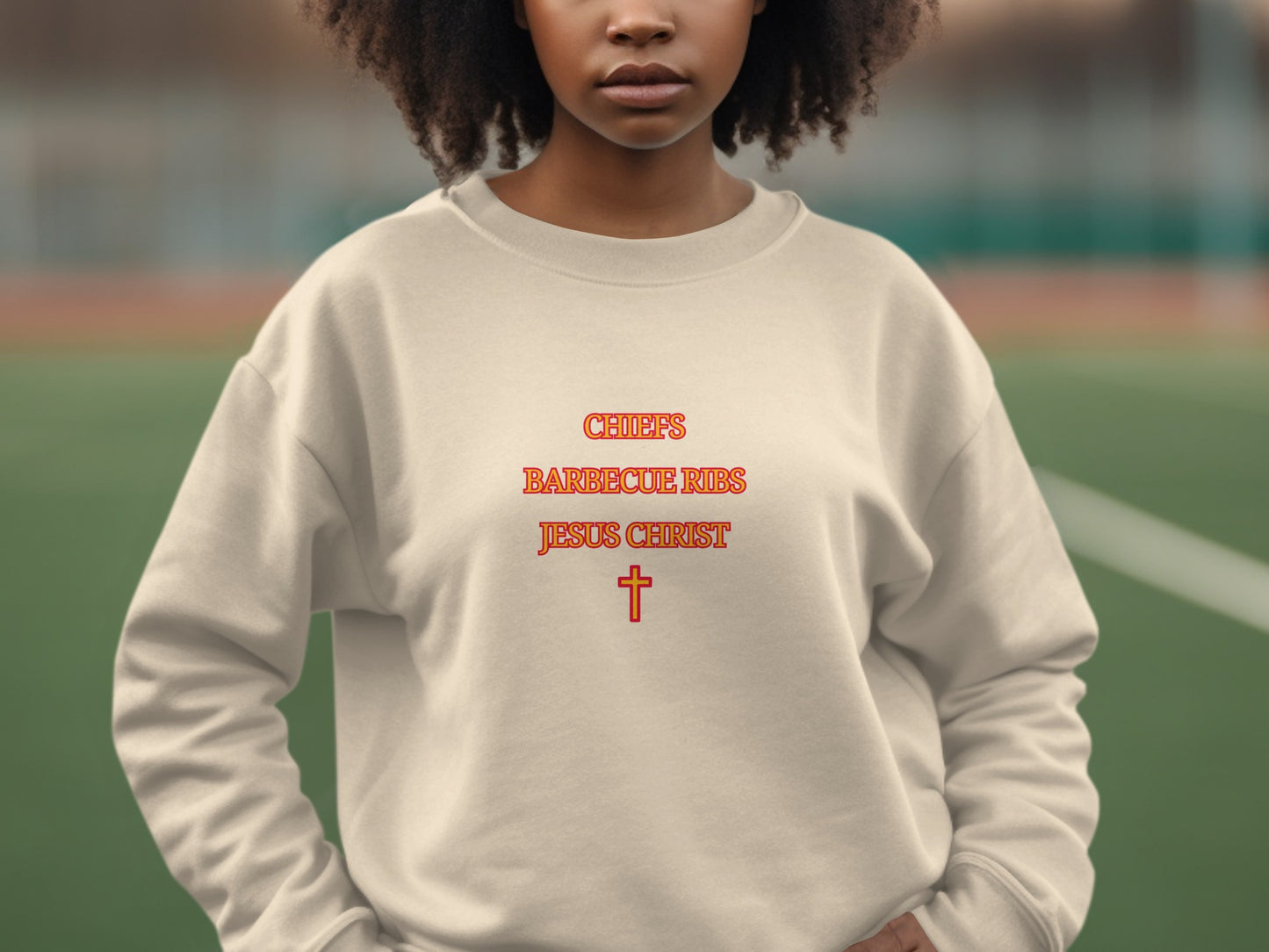 Chiefs Barbecue Ribs Jesus Christ Sweatshirt product