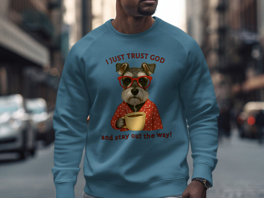I Just Trust God Red Glasses Stay Out the Way Shirt
