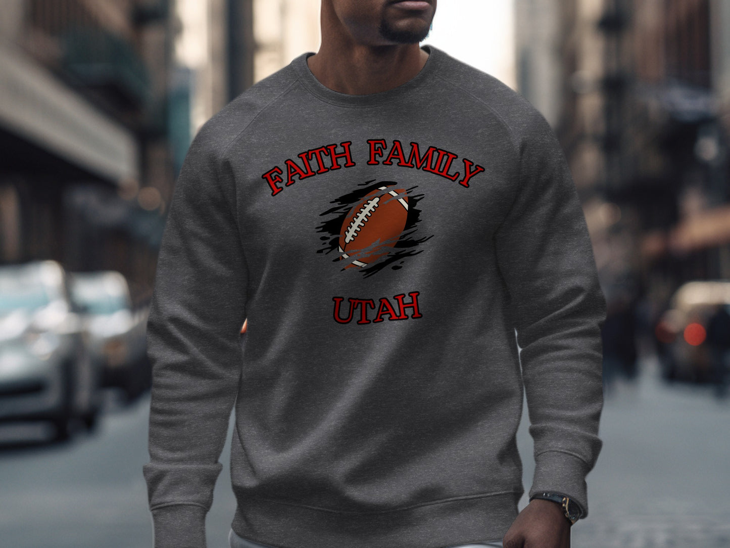 Faith Family Utah Football Sweatshirt product