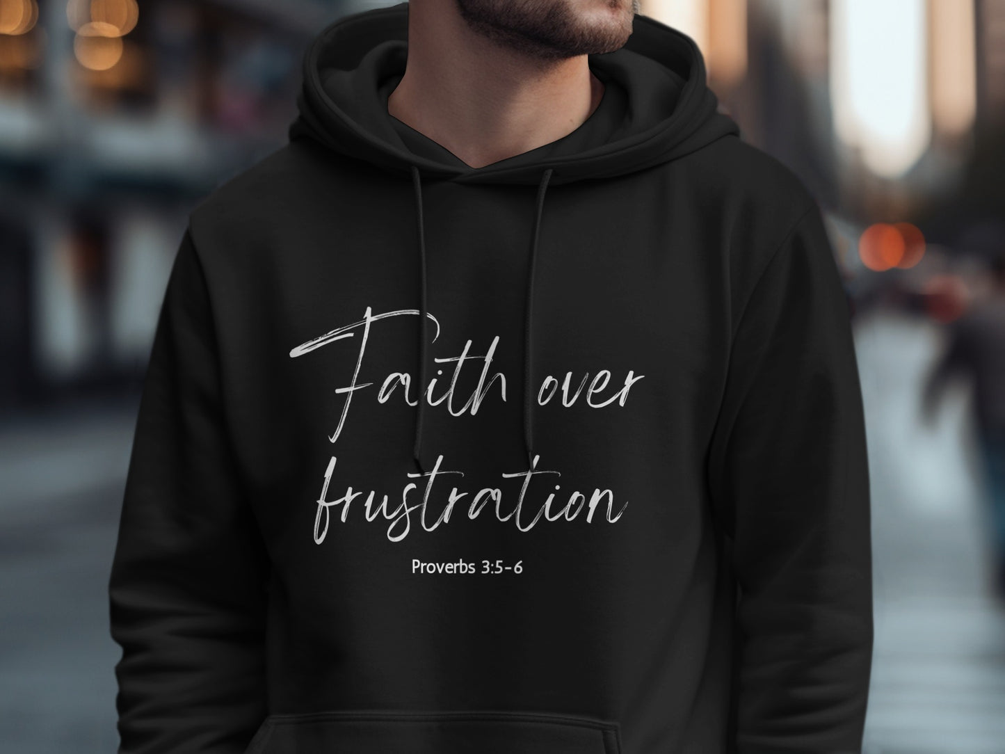 Faith Over Frustration Proverbs 3:5-6 Hoodie Product