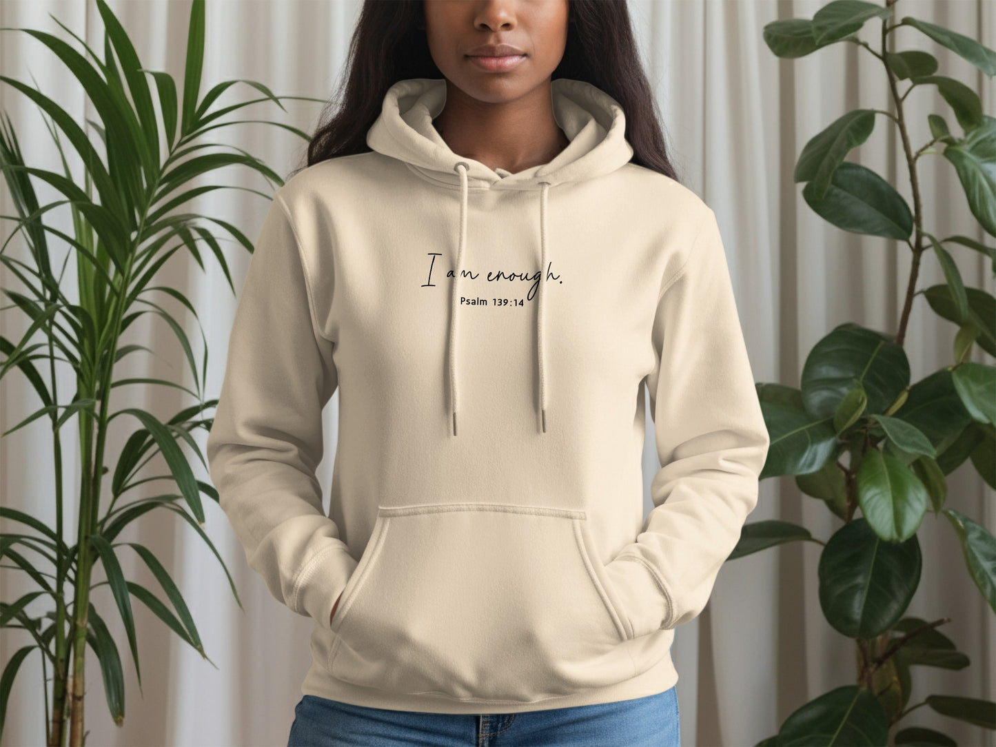 I Am Enough Psalm 139 14 Quote Hoodie product