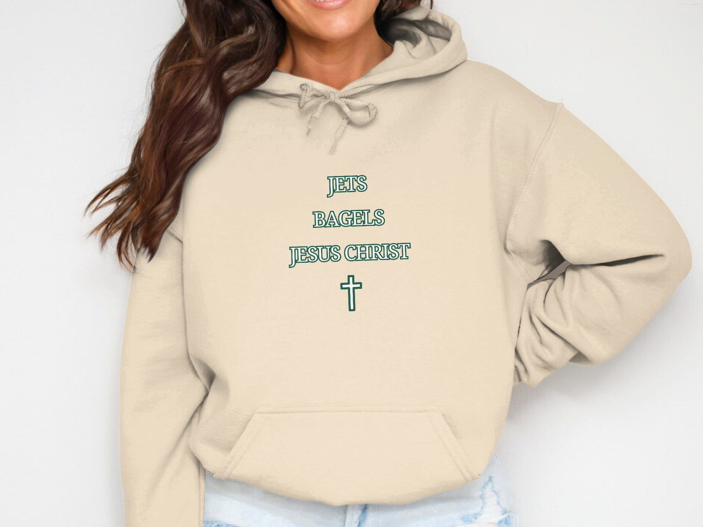 Jets Bagels Jesus Christ Hoodie product type