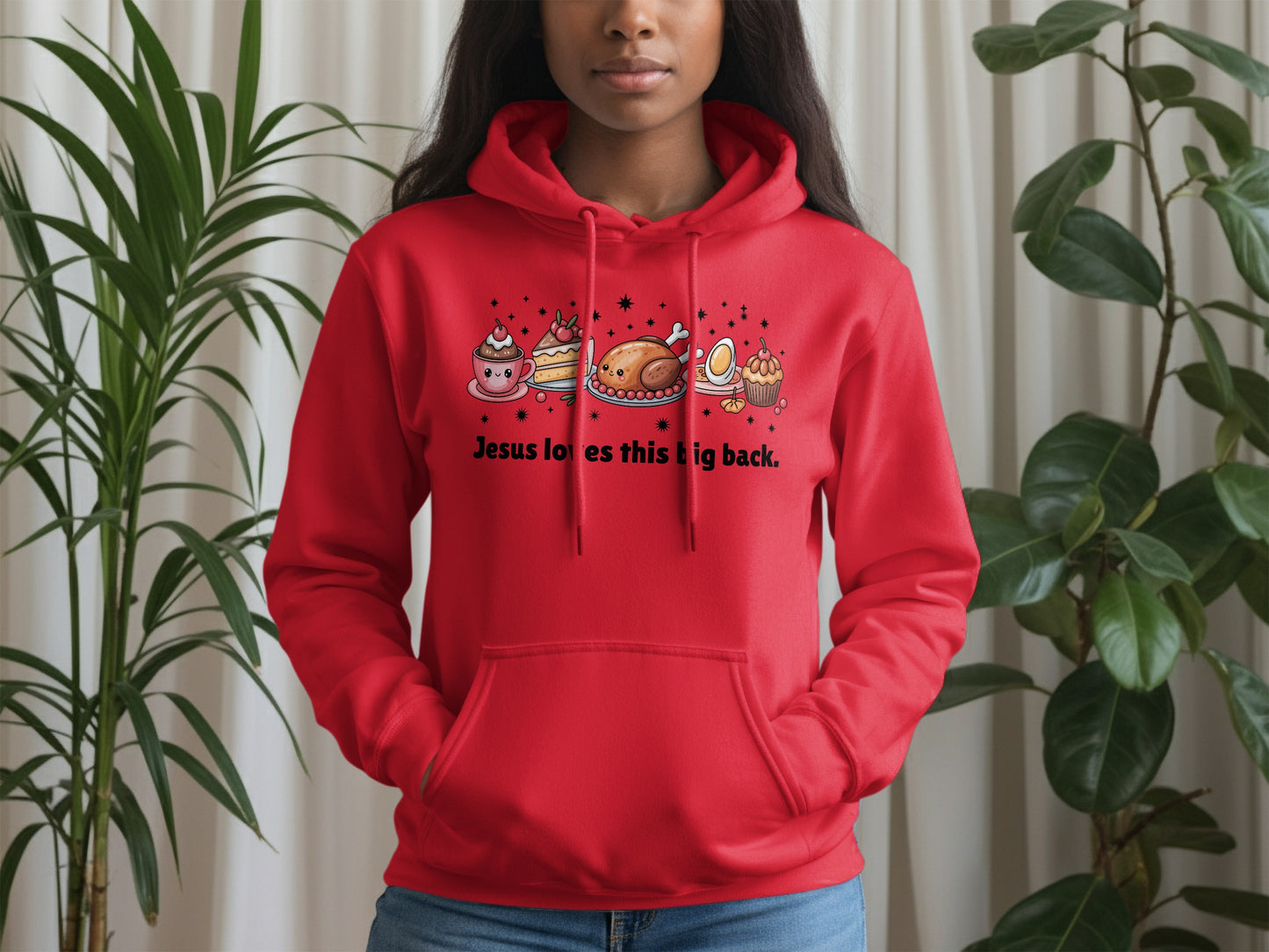 Jesus loves this is big back hoodie