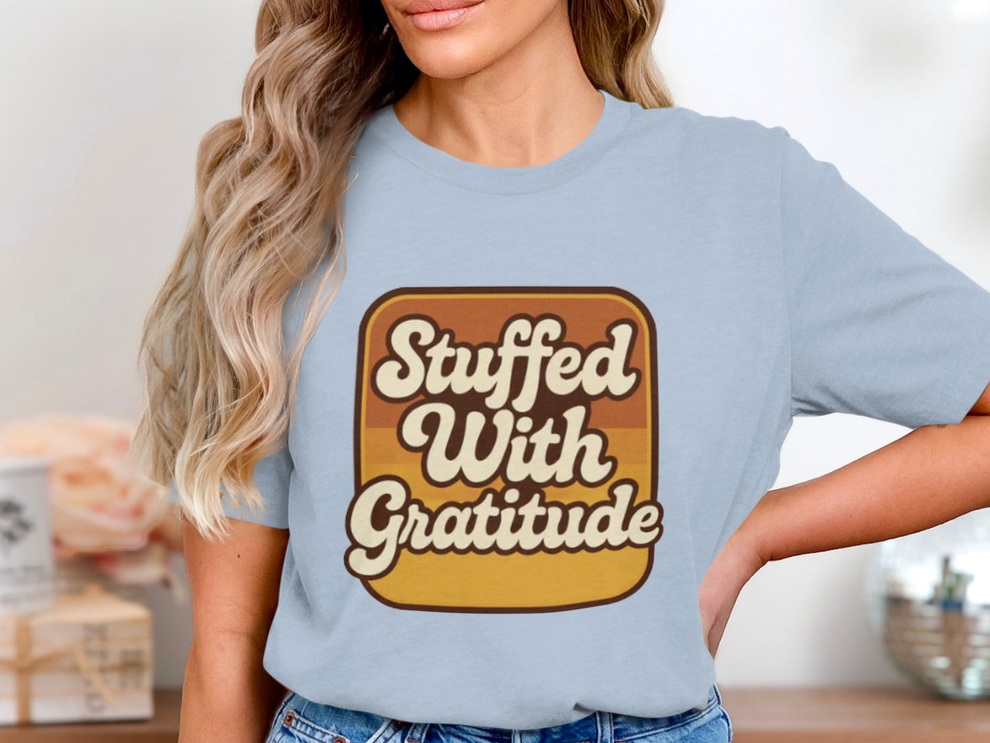 Stuffed With Gratitude Graphic T-Shirt