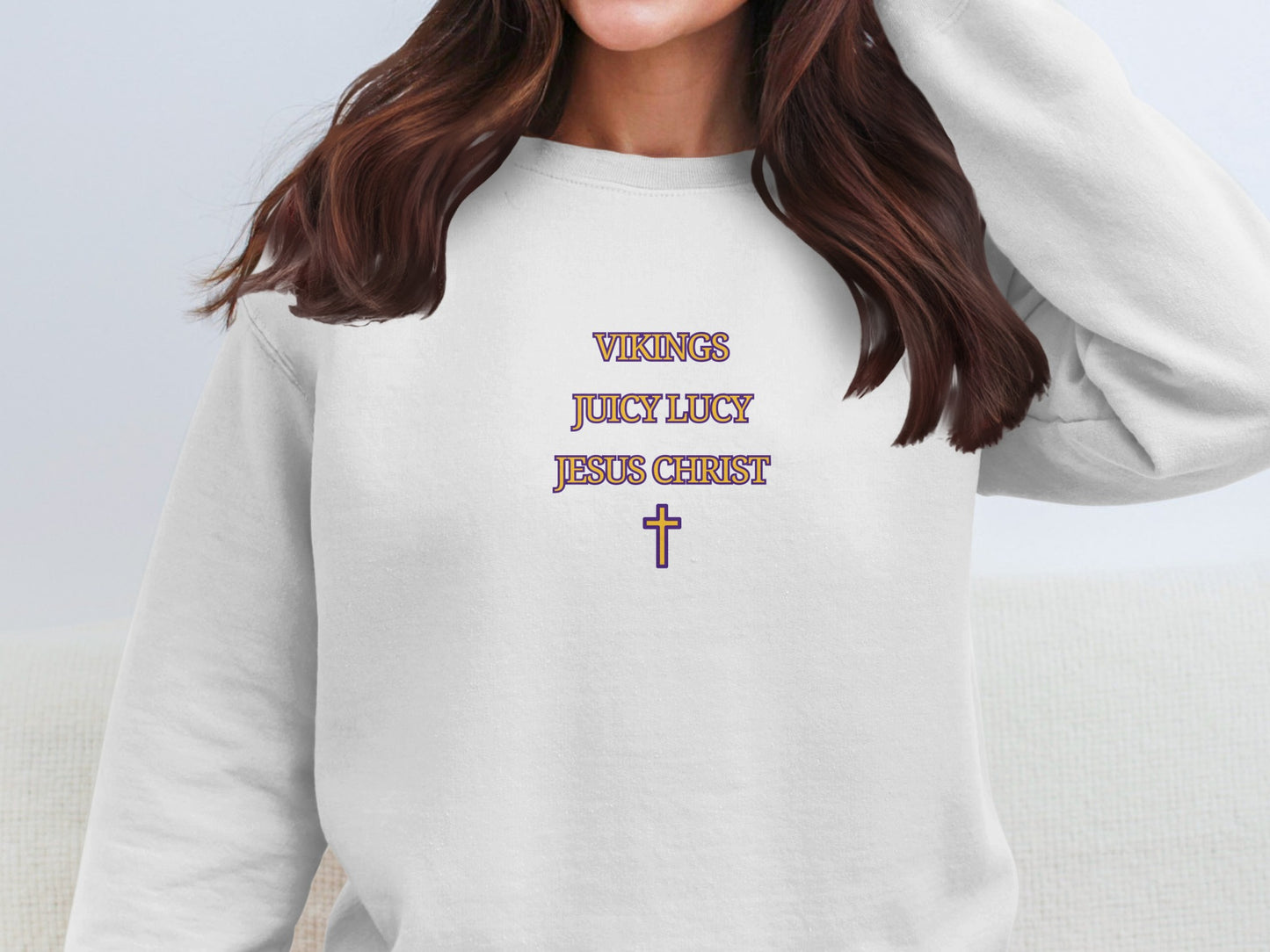 Vikings Juicy Lucy Jesus Christ Sweatshirt product
