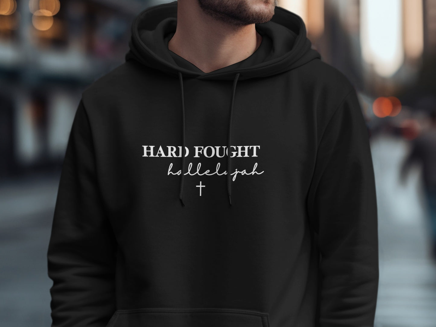 Hard Fought Hallelujah Printed Hoodie product