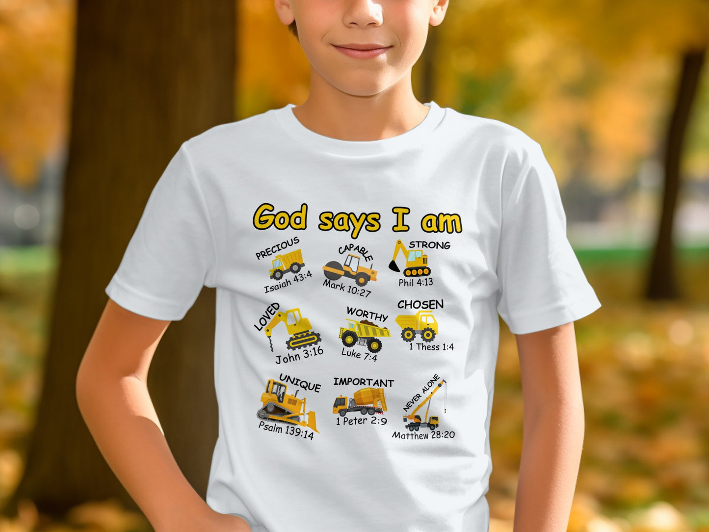 Encouraging Christian Positive Message Kids Shirt
