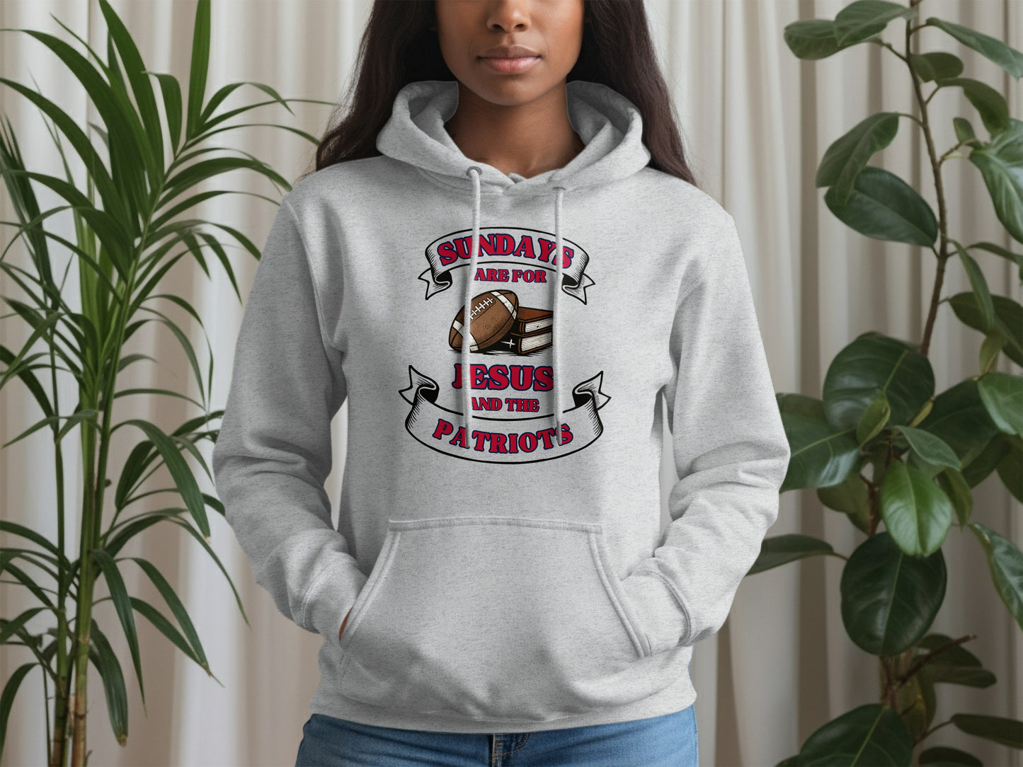 Sunday Are For Jesus and the Patriots Hoodie product