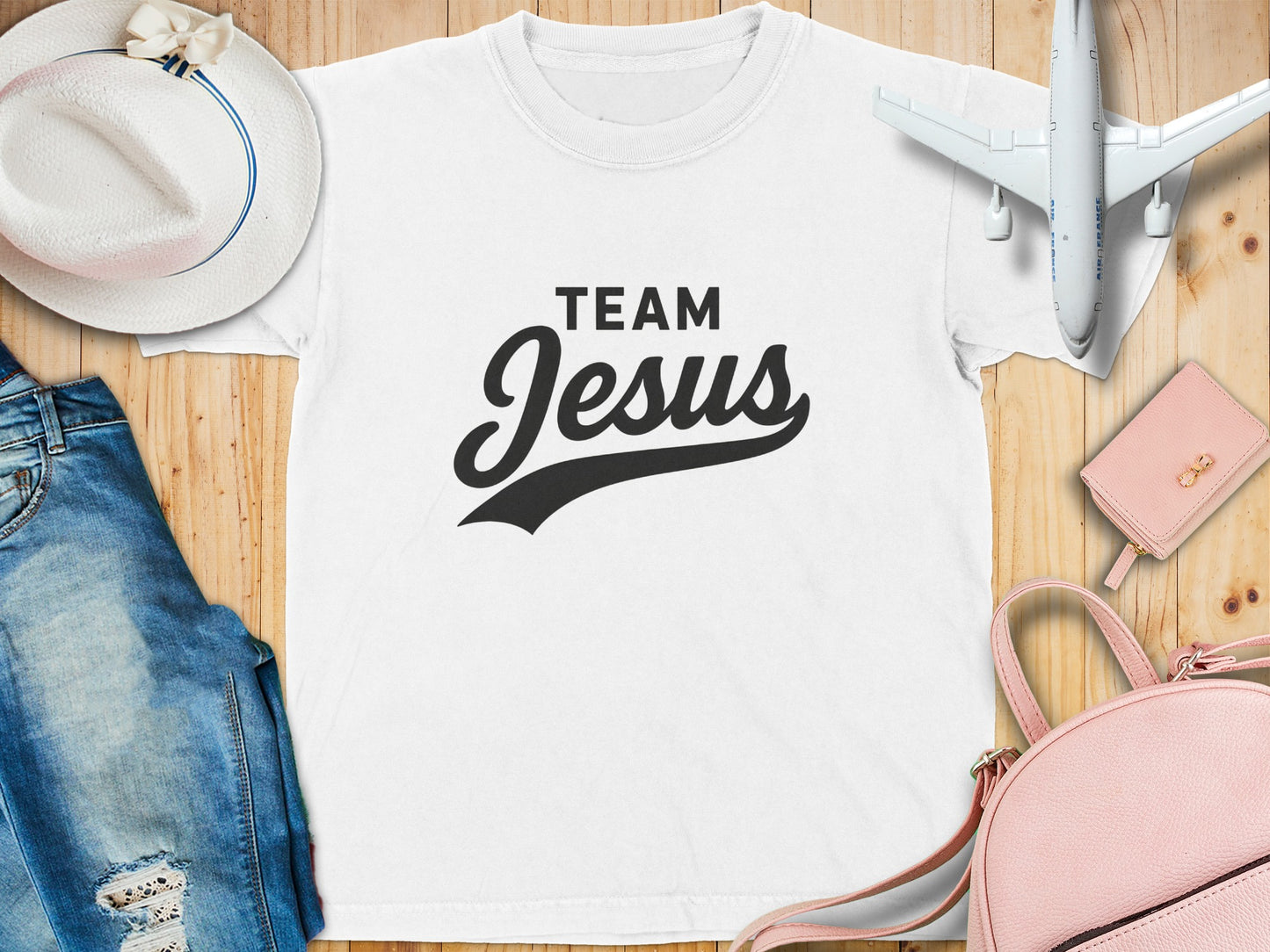 Team Jesus Graphic Tee Ideal for Casual Outfits