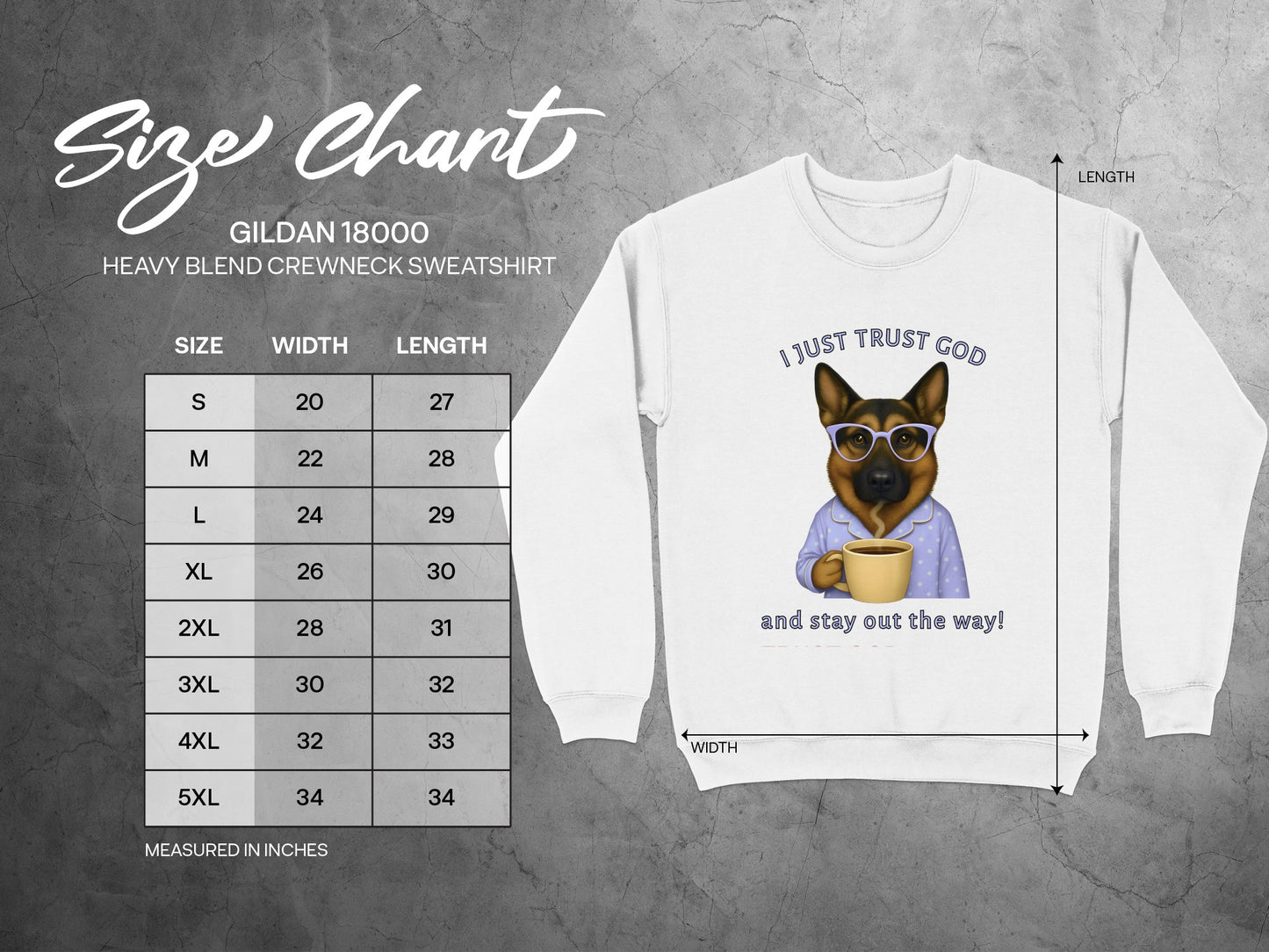 I Just Trust God and Stay Out the Way Sweatshirt