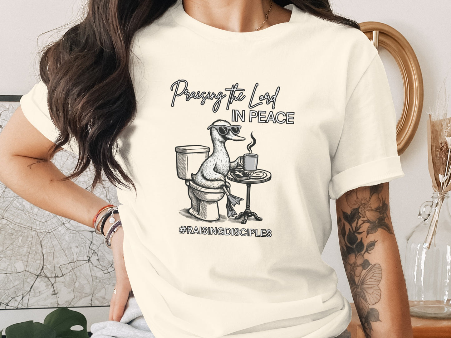 Praising The Lord In Peace T-Shirt with Unique Design
